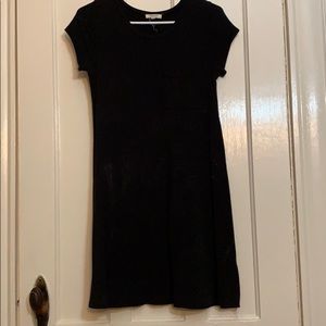 Black T-shirt dress